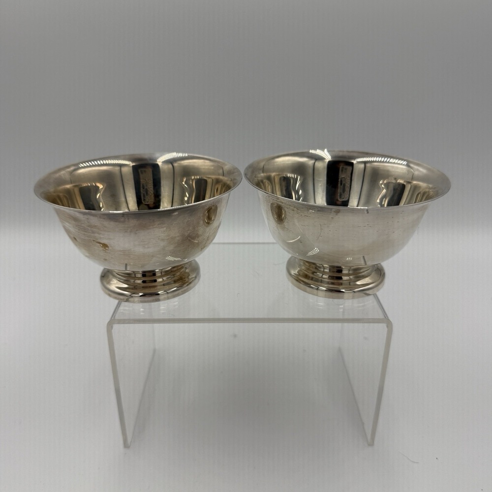 Vintage Reed & Barton Bowls Small Dish Paul Revere Design Silver Plate 3.5"